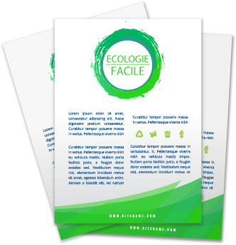 flyer nature ecologie eau